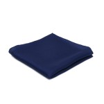 Pochette zijde marine